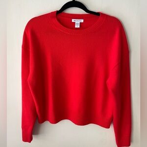 Athleta Red Crew Neck Sweater
